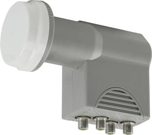 Axing SCO 4-10 Quattro-LNB Teilnehmer-Anzahl: 4 Feedaufnahme: 40mm Grau