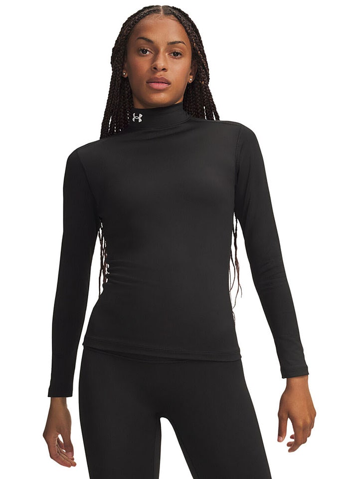 Under Armour Trainingsschirt "ColdGear Mock" in Schwarz - S