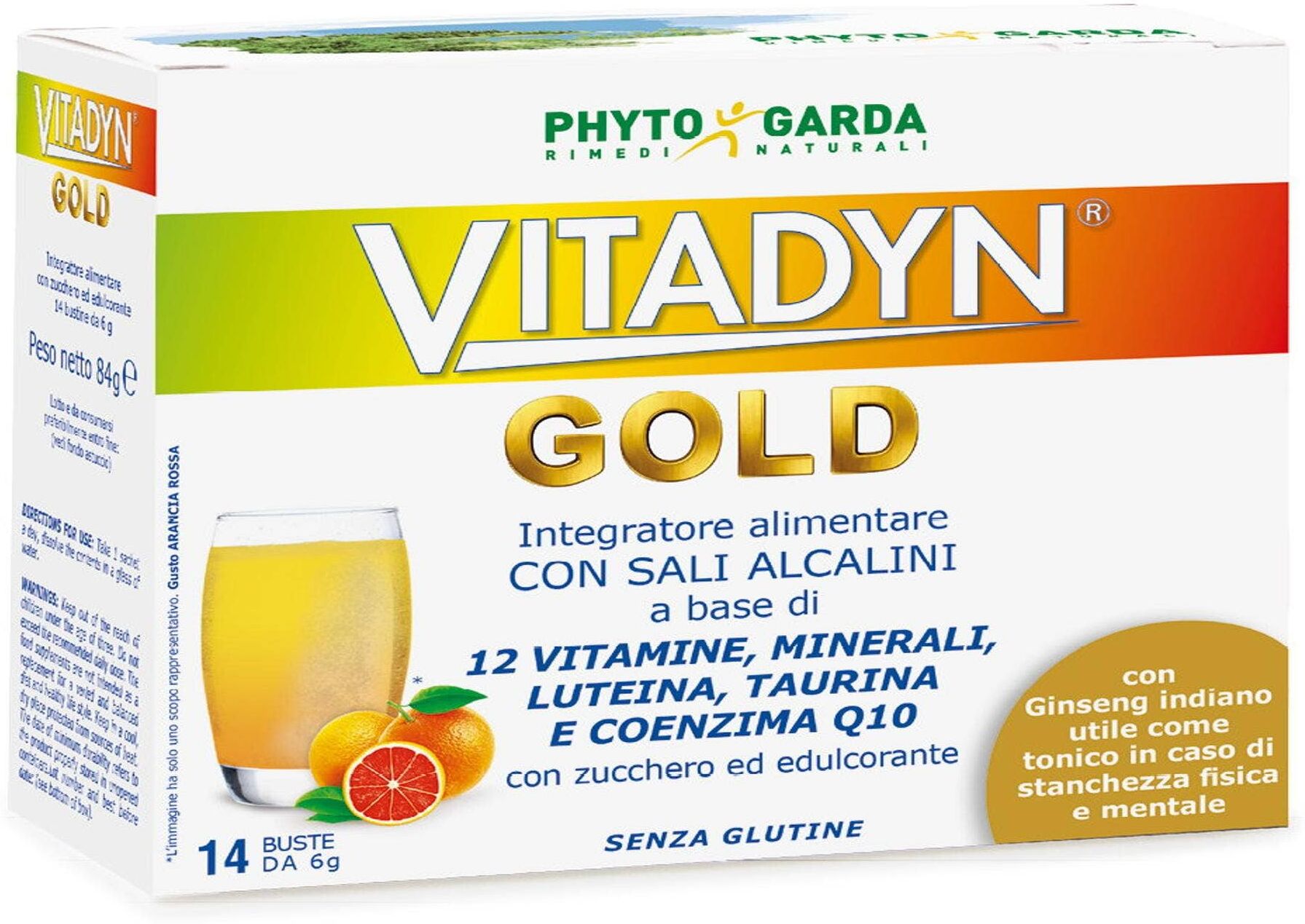 PHYTO GARDA Vitadyn - Gold 14 Bustine Da 6 Grammi 