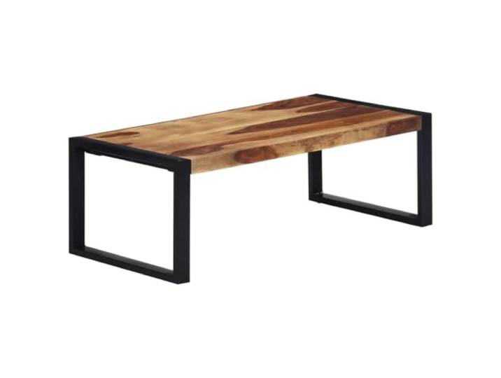 Makastle Wohnzimmertisch Couchtisch 110x60x40 cm Massivholz Akazie