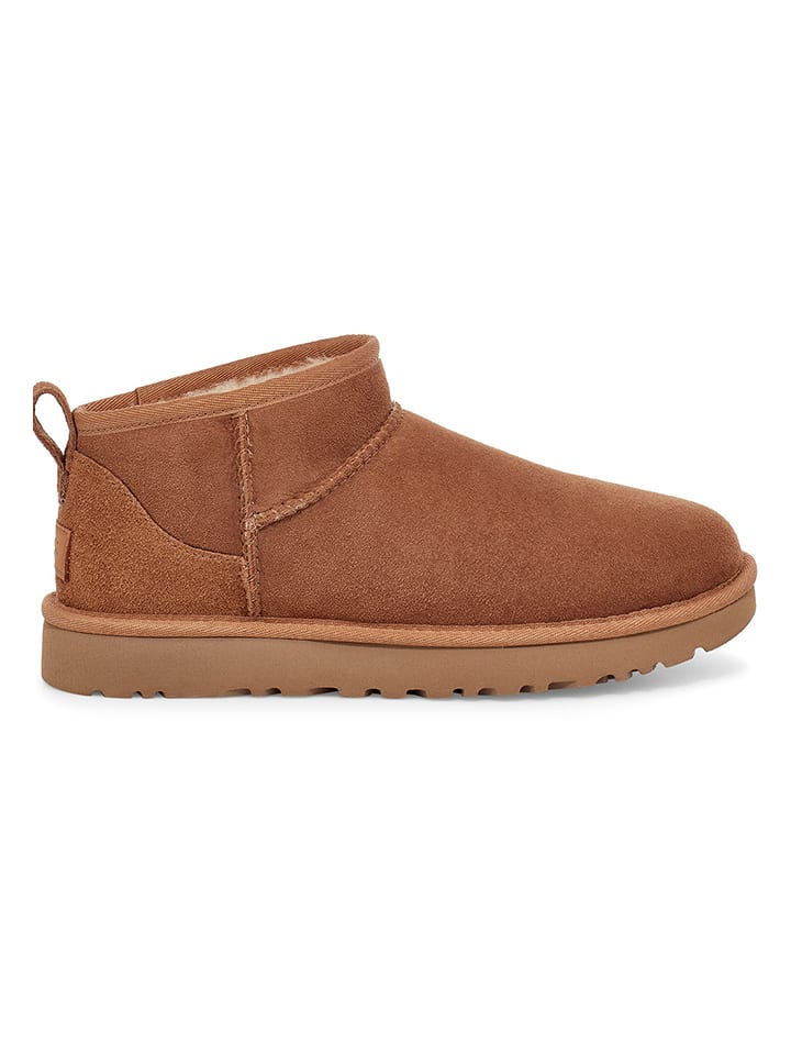 UGG Lammfell-Ankle-Boots in Braun - 39