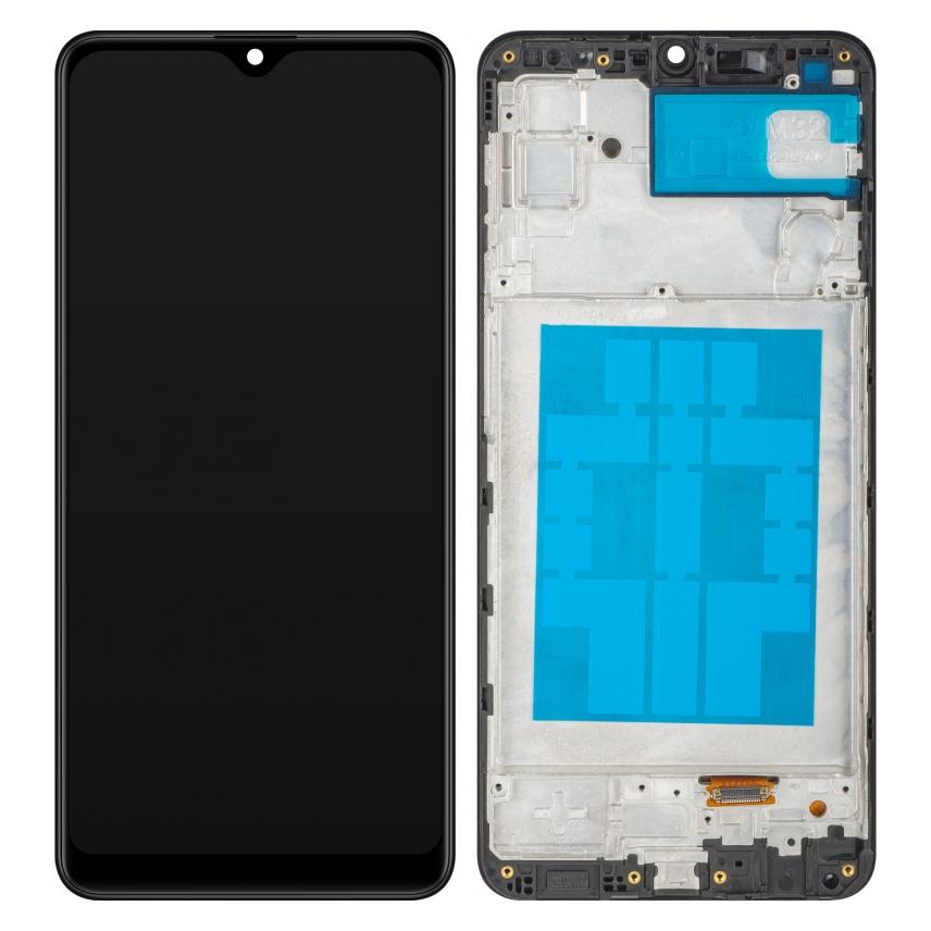 MP Display Unit for Galaxy M32 M325, Aftermarket, Black (Display) (73971485)