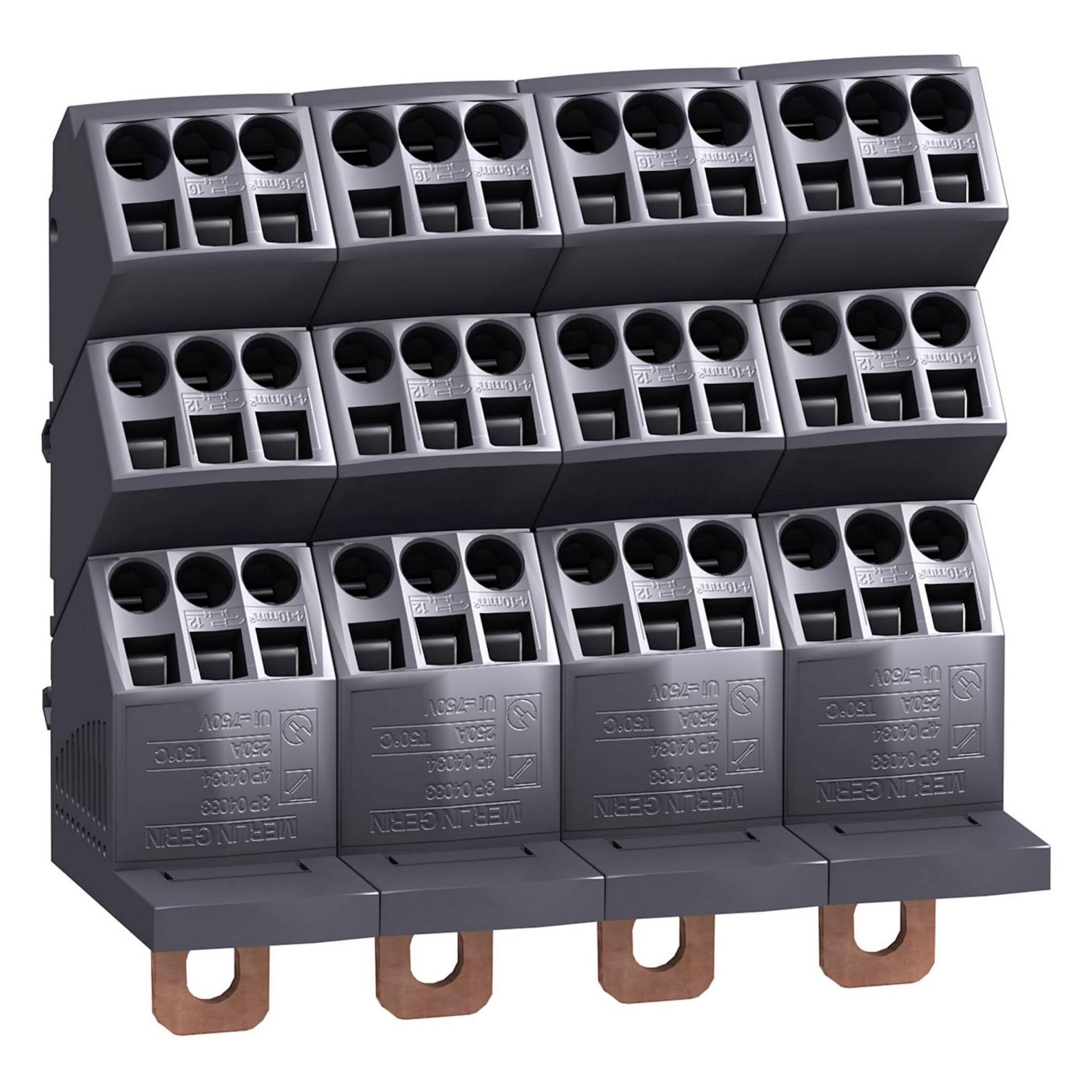 Schneider Electric Schneider PrismaSeT-P LinergyLVS04034DP Verteilerblock 4polig 250A (LVS04034)