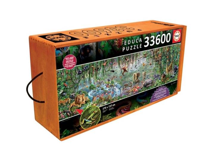 Educa Puzzle Puzzle Wildnis 33600 Teile, Puzzleteile