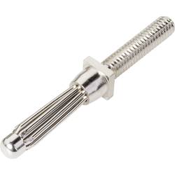 Schnepp ES 4000 Büschelstecker Stecker, Einbau vertikal Stift-Ø: 4 mm Silber 1 St. Single