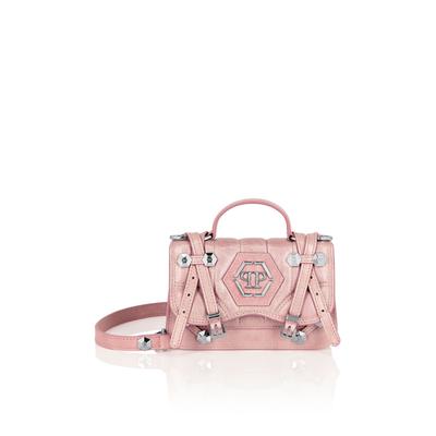 Handtasche PHILIPP PLEIN "Hexagon", Damen, 62, nudepink, Taschen Handtasche