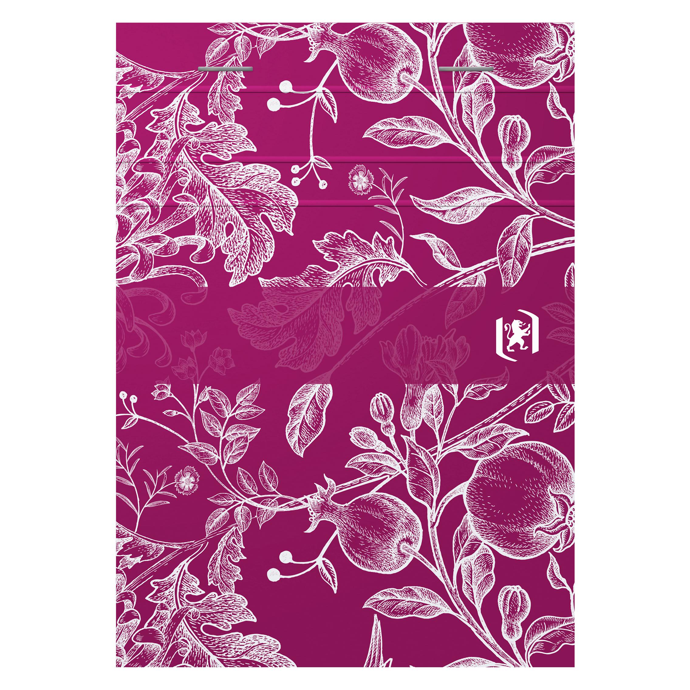 Oxford Notizblock Romance liniert 80 Blatt DIN A6 4fach sortiert (A6, Liniert, Weicher Einband) (400187817)