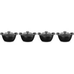 Le Creuset Gourmand Ramekin Set mit Deckeln, 11 cm, 8-tlg.