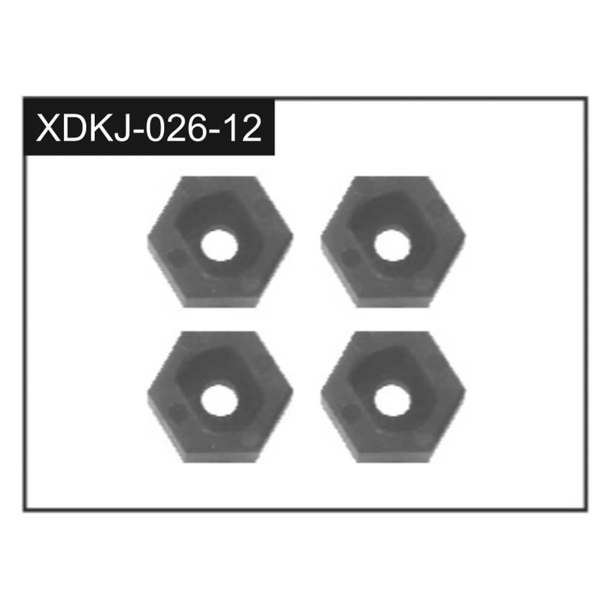 Absima Hex Wheel Hubs (4) (J-026-12)