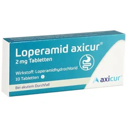 Loperamid Axicur 2 mg Tabletten 10 ST