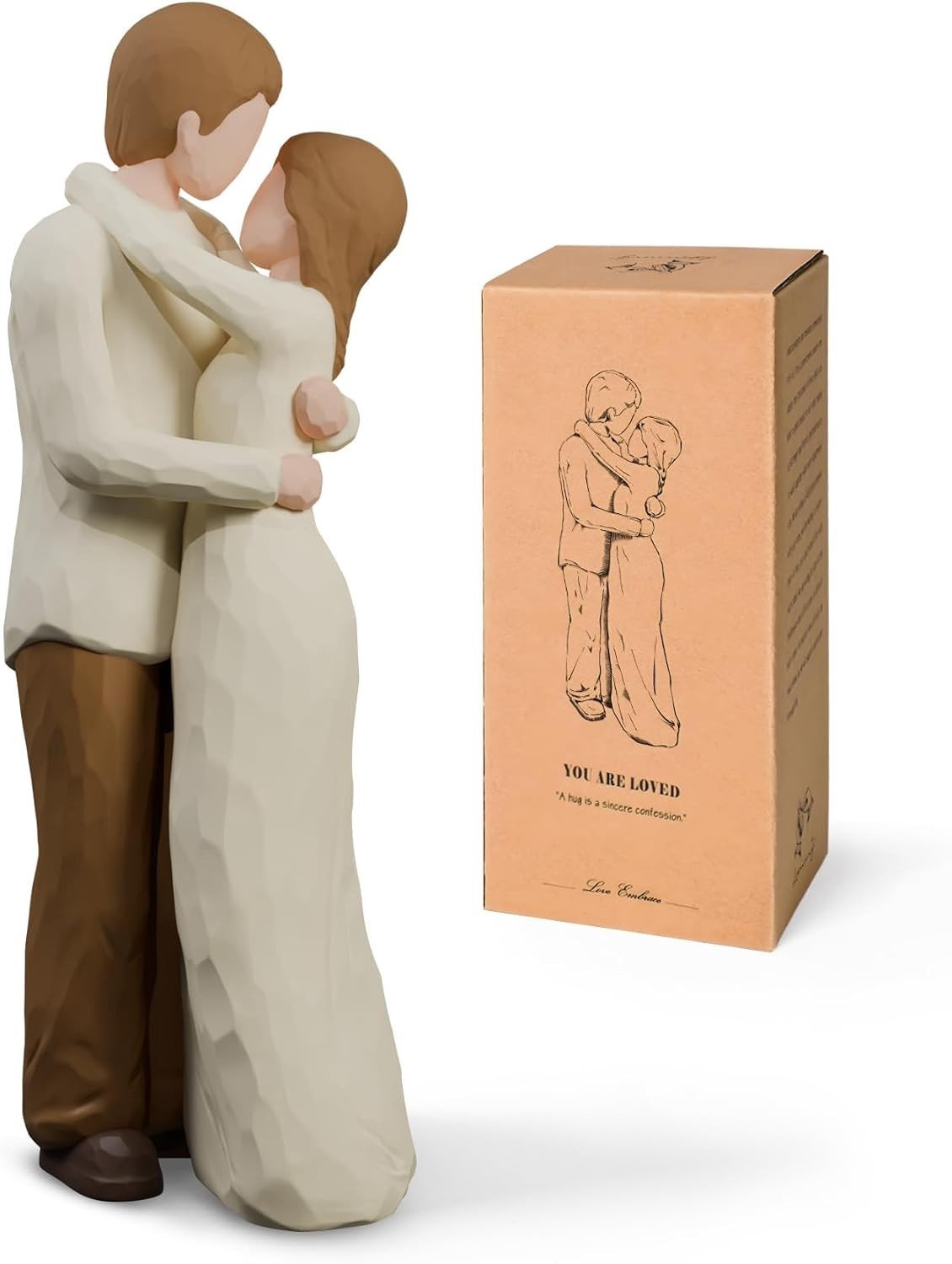 Romantische Koppelfiguren Set voor Verloving, Huwelijk en Valentijnsdag