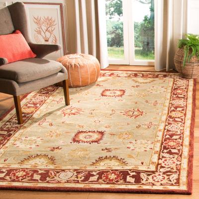 SAFAVIEH Handmade Anatolia Madeline Traditional Hand-spun Wool Rug
