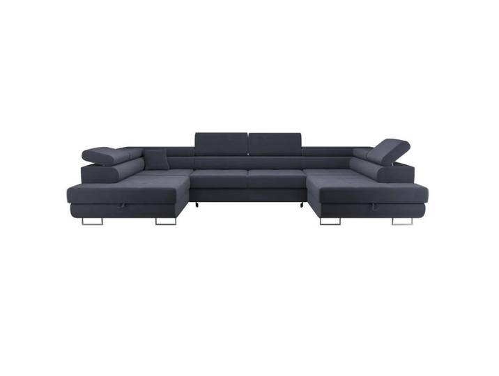 Muffo Ecksofa WILD U2, Gelegentliche Schlaffunktion, 2x Bettkasten