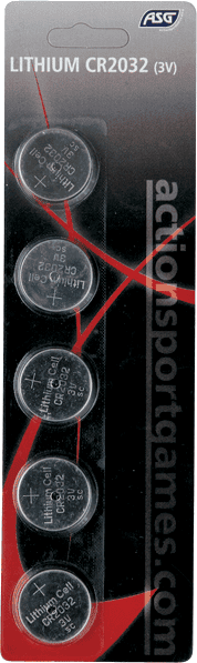 ASG Battery 3V Lithium CR2032 5st