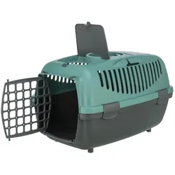 Trixie Transporter Capri 2, dla psa, XS–S: 37 × 34 × 55 cm, ciemnoszaro-petrolowy (Hund), Tiertransport