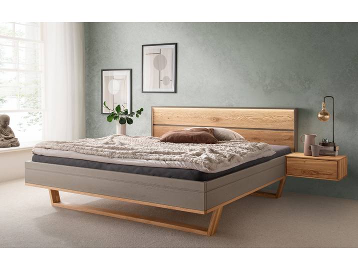 Bett ALAMO aus massiver Wildeiche mit vielen Möglichkeiten – 3%-Vorkasse-Rabatt