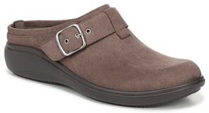 Women's Balance Slip-On Clog by LifeStride in Mocha Brown (Size 8 M)