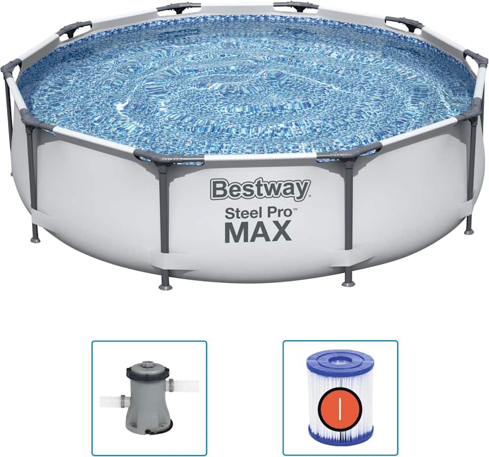 Bestway Ensemble de piscine Steel Pro MAX 305x76 cm