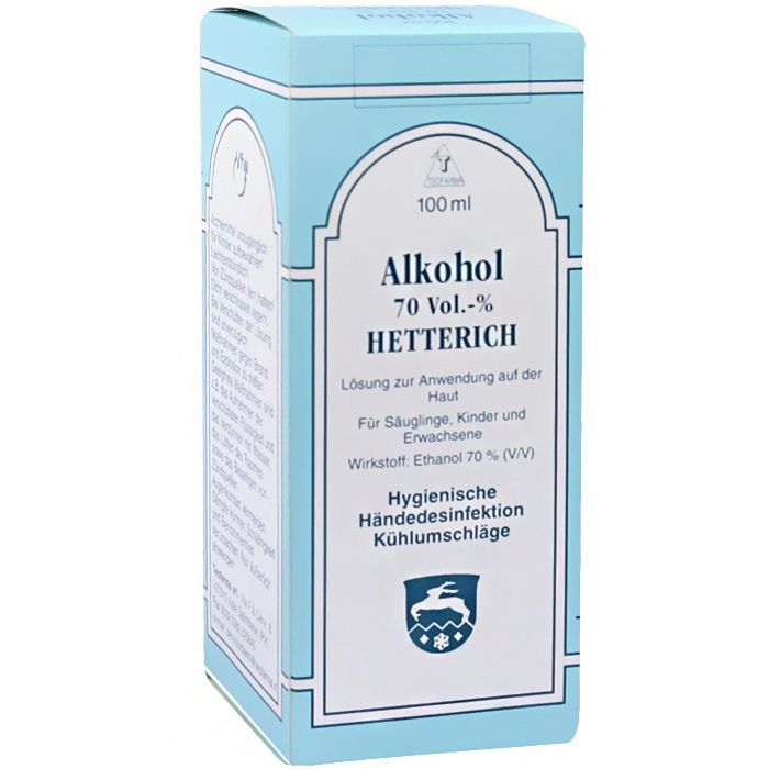 Alkohol 70% V/V Hetterich 100 ml Lösung