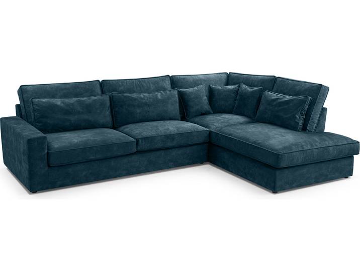 FEDVE Sofa Big Sofa Ecksofa Monica L- Form Funktionssofa Wohnlandschaft Design Couch Rechts