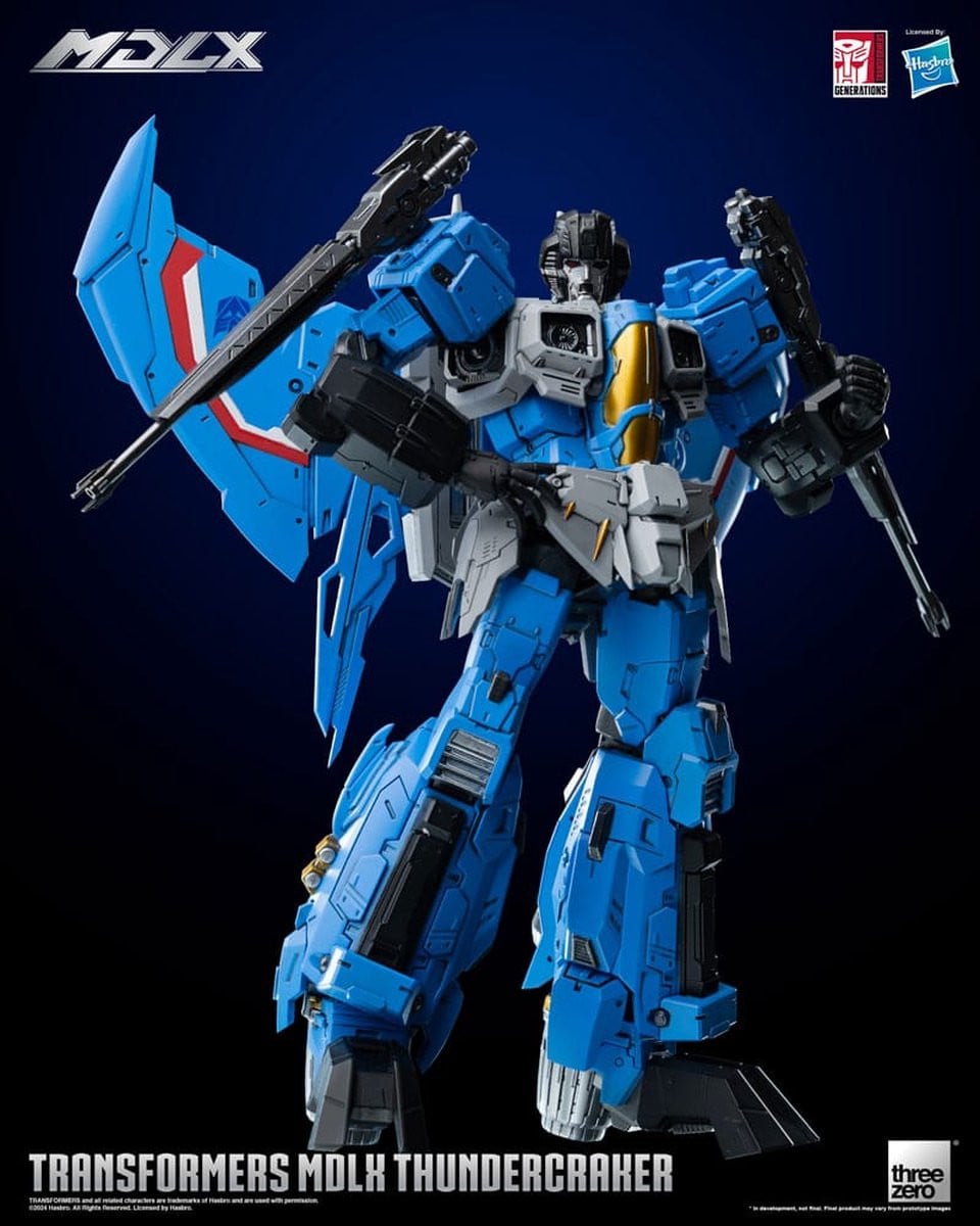 ThreeZero Transformers MDLX Thundercracker Actionfiguur, 20 cm