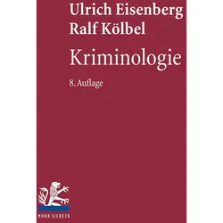 Kriminologie, Fachbücher von Ulrich Eisenberg, Ralf Kölbel