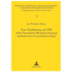 Ritter:Euro-Einführung und IPR unter be, Fachbücher von Jan Ritter