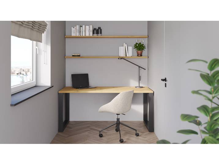 Table de niche sur mesure Chêne noueux Naturel huilé