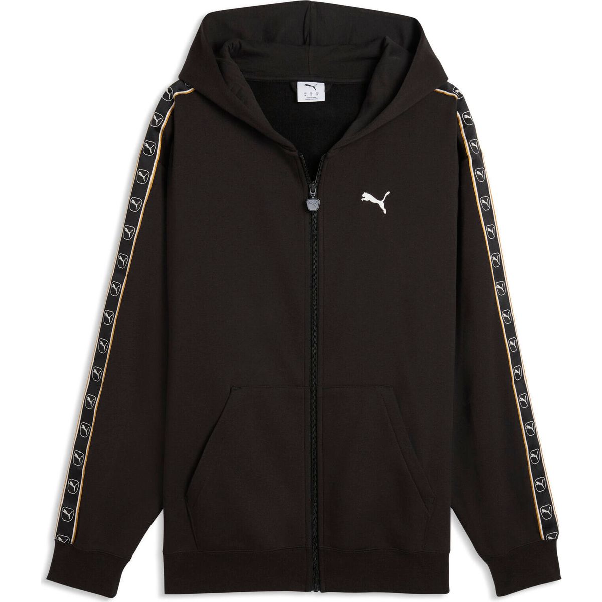 Puma Essentials Elevated Tape Relaxed Full-zip Hoodie FL puma black (01) S 694343-01-S