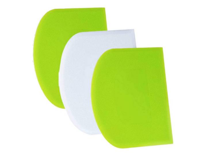 LuxusKollektion Teigschaber Teigschaber 2er-Set 24x15.5cm Grün/Weiß