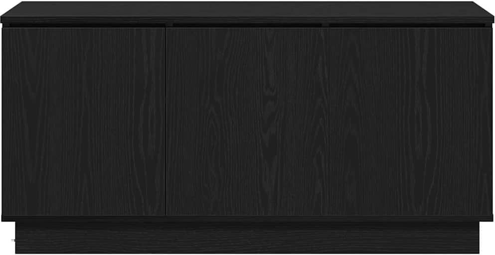 Metro TV Cabinet With LED 100 X 38 X 49 Cm Black Oak 88"