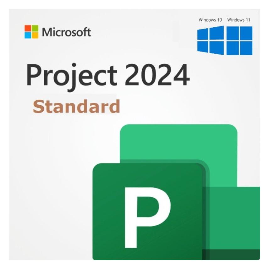 Microsoft Project Standard 2024 ESD, Vollversion, Produktfamilie (1 User, unbegrenzt) (EP2-07057)