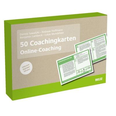 50 Coachingkarten Online-Coaching, Set von Dennis Sawatzki,Andreas Hoffmann,Benjamin Lambeck,Lukas Mundelsee, Beltz Verlagsgruppe GmbH & Co. KG
