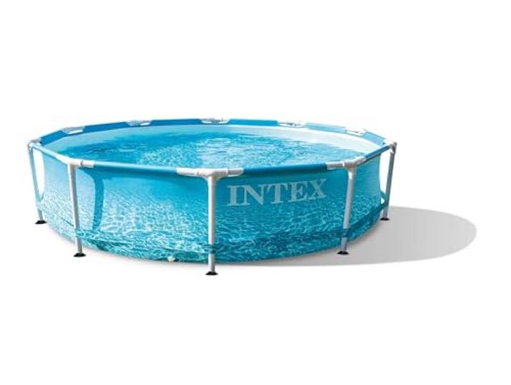 Intex 10ft x 30 Beachside Metalen Frame Zwembad Set