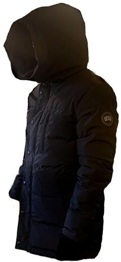 Canada Goose Mens Carson Parka - Black Label, Black S