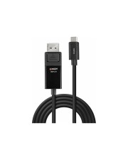 Lindy 3m USB Typ C an DP 4K60 Adapterkabel mit HDR Digital/Daten 3 m (43343)