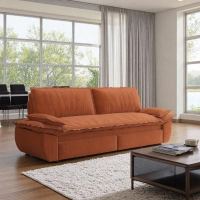 "73.2"" 3-in-1 Convertible Pull-Out Sofa Bed with Queen Size Sleeper"