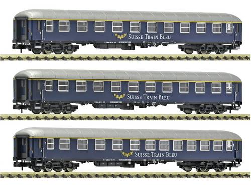 Fleischmann 6260078 N 3-tlg. Set 1: Schnellzugwagen, Suisse Train Bleu 3-teilig