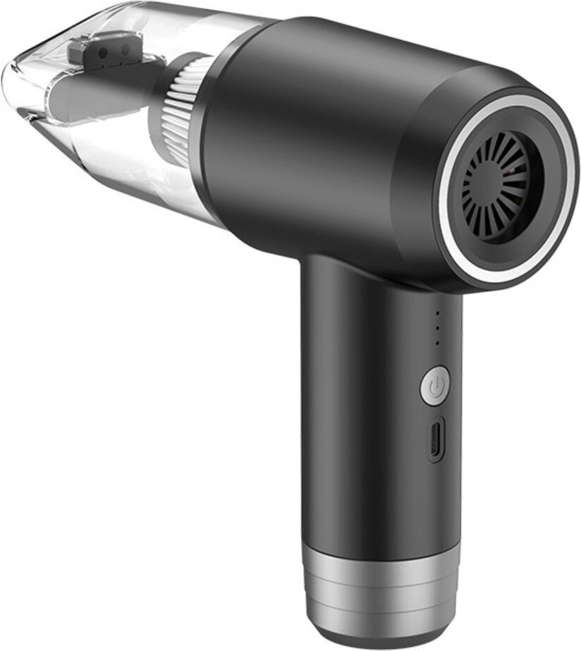 INF 6-in-1 Handstaubsauger — Hohe Saugleistung, Multifunktionaler kabelloser Staubsauger mit Gebläse und Aufblasfunktion, Schwarz