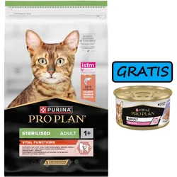 PRO PLAN Sterilised Vital Functions Katzenfutter mit Lachs 10kg