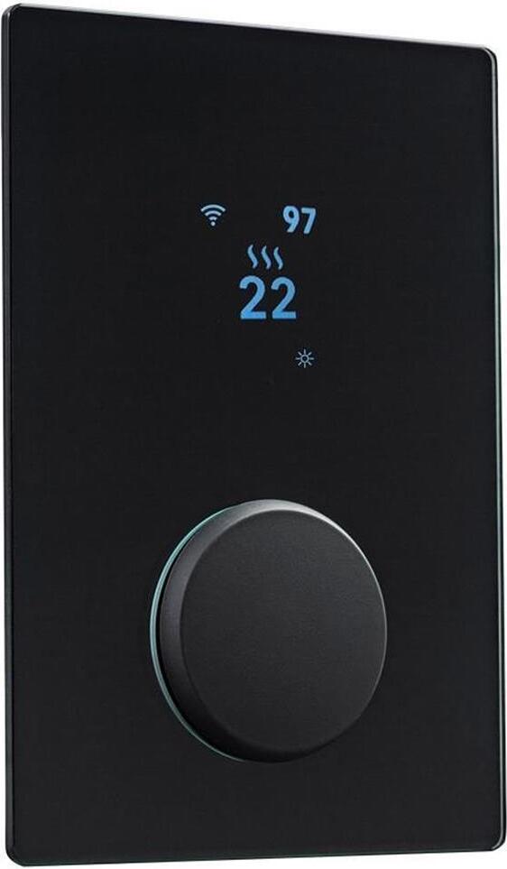 Saunasteuerung HUUM UKU WiFi mit WLAN bis 18 kW, GLASS Black Schwarz