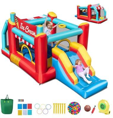 Kids Outdoor Inflatable Bounce House with No/480w/520w Blower