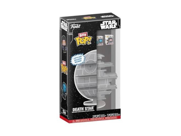 Funko Bitty POP! Display: Star Wars - Death Star - Keizer Palpatine™ en Darth Vader™ (geëlektriseerd) en kan in totaal 20 personages en een verrassingsmysterie minifiguur weergeven - 0,9 inch