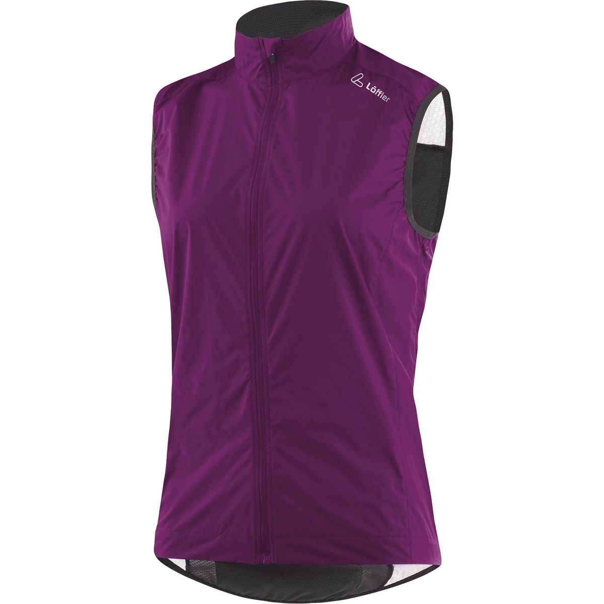 Löffler Women Bike Vest CF WPM Pocket bordeaux (519) 48 27835-519-48