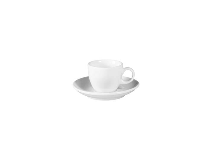 ESPRESSOTASSE MIT UNTERTASSE VIP. weiß 90 ml