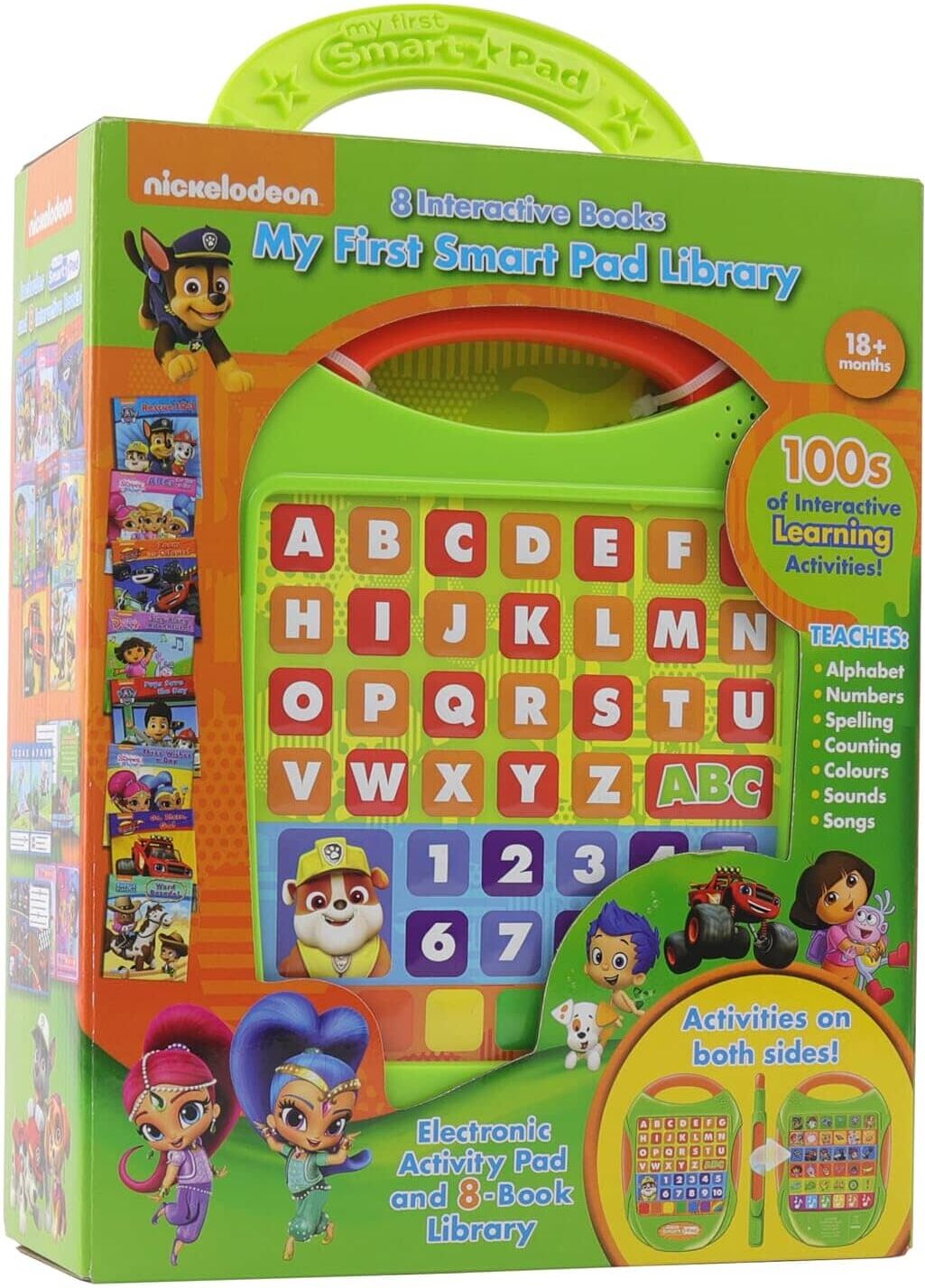 Nickelodeon PAW Patrol: My First Smart Pad Library & 8 Interactive Books Box Set - 18 Months+ - Educational Toy PI Kids