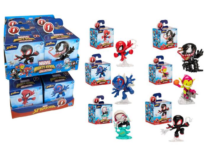 Marvel Spider-Man - Mighty Verse - Assortiment van 12 helden
