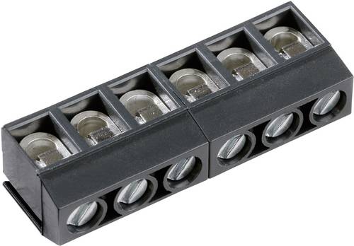 PTR Hartmann 50500100171E Schraubklemmblock 1.50mm² Polzahl 10 Grau