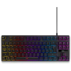 Niceboy ORYX K300X (DE, Kabelgebunden), Tastatur, Schwarz