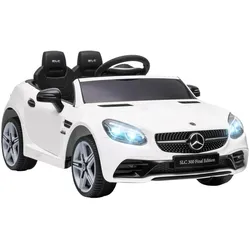 AIYAPLAY 12 V Kinder Elektroauto, Kinderfahrzeug, Kinderauto mit LED, Weiß